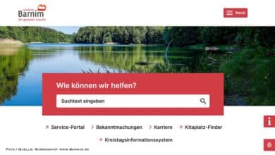 Landkreis Barnim mit neuem Internetauftritt - Informationen und Serviceleistungen