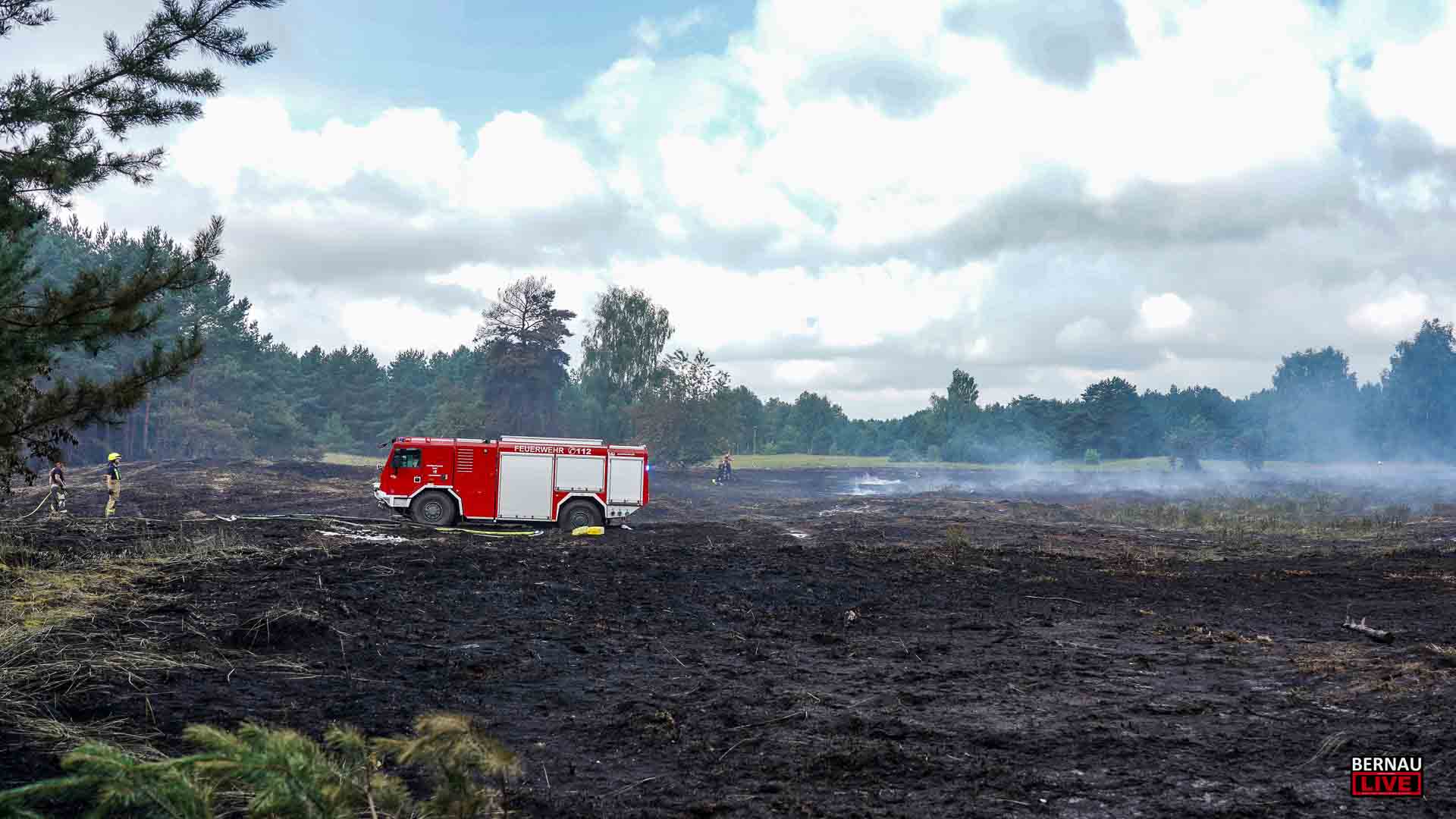 Update zum Waldbrand in Bernau Waldfrieden / Schönower Heide 1 Bernau LIVE - Dein Stadtmagazin für Bernau bei Berlin
