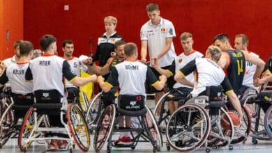 Die deutsche Rollstuhlbasketball-Nationalmannschaft kommt nach Bernau!