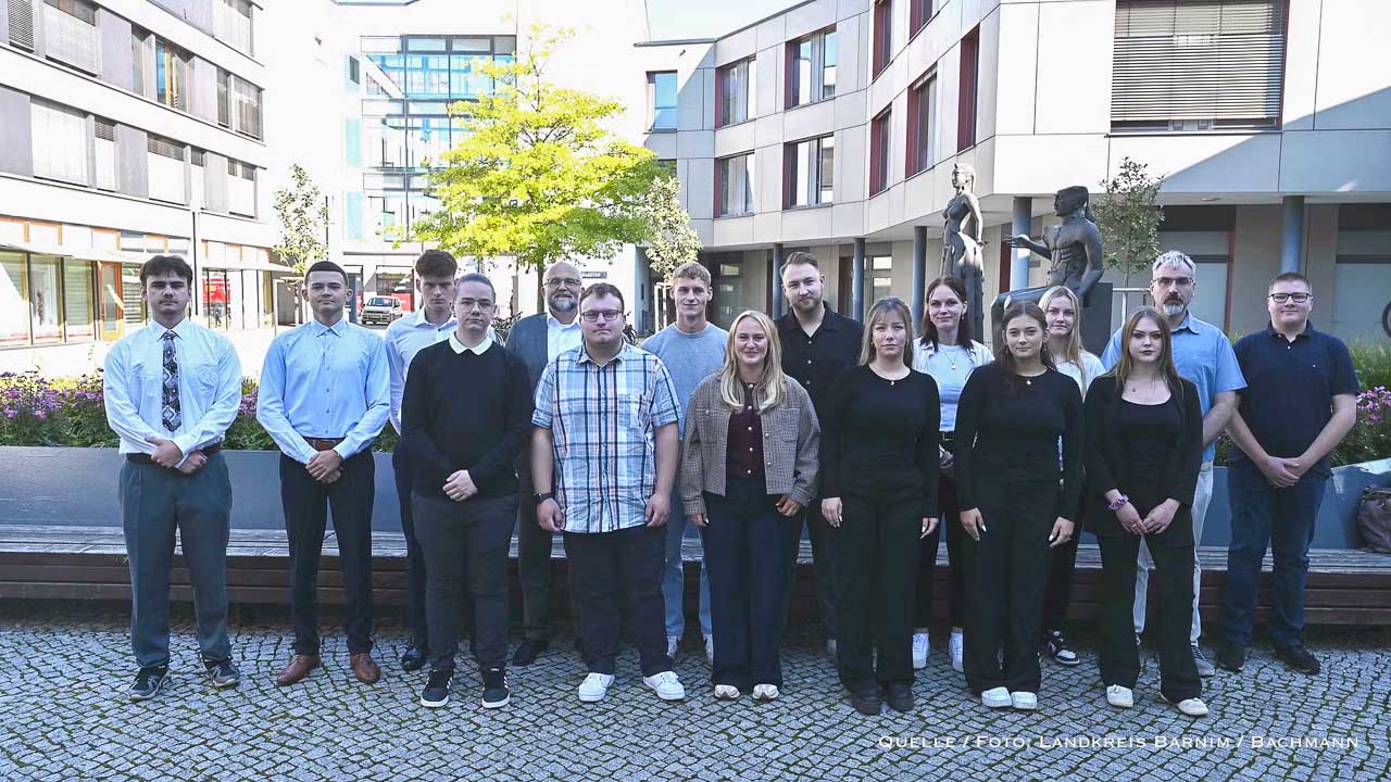 Ausbildungsstart bei der Kreisverwaltung Barnim 1 Ausbildungsstart bei der Kreisverwaltung Barnim