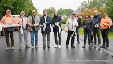 Straßenausbau der Oranienburger Straße in Wandlitz erfolgreich abgeschlossen