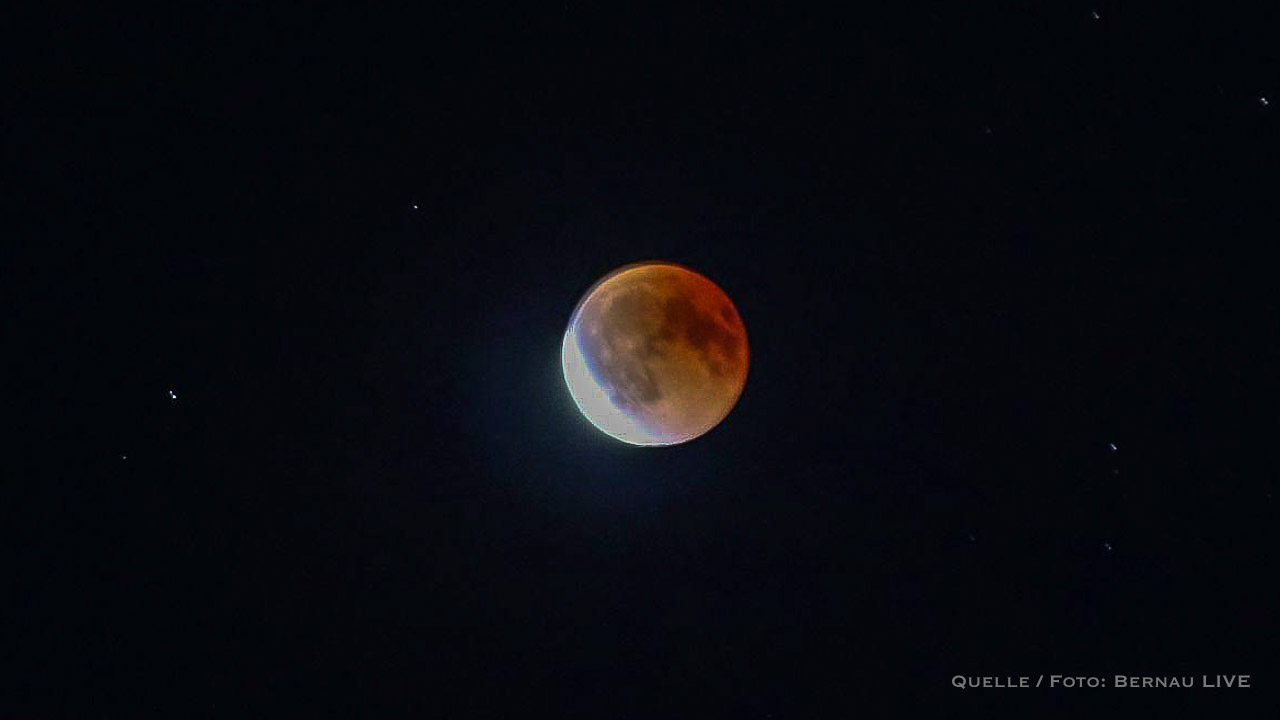 Mondfinsternis war auch in und um Bernau gut sichtbar