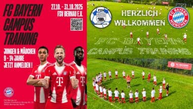 Herbstferien: FC Bayern-Campus in der COMPULAN-ARENA des FSV Bernau