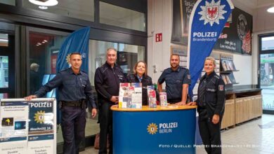 Barnimer und Berliner Polizei informieren zum Thema Taschendiebstahl