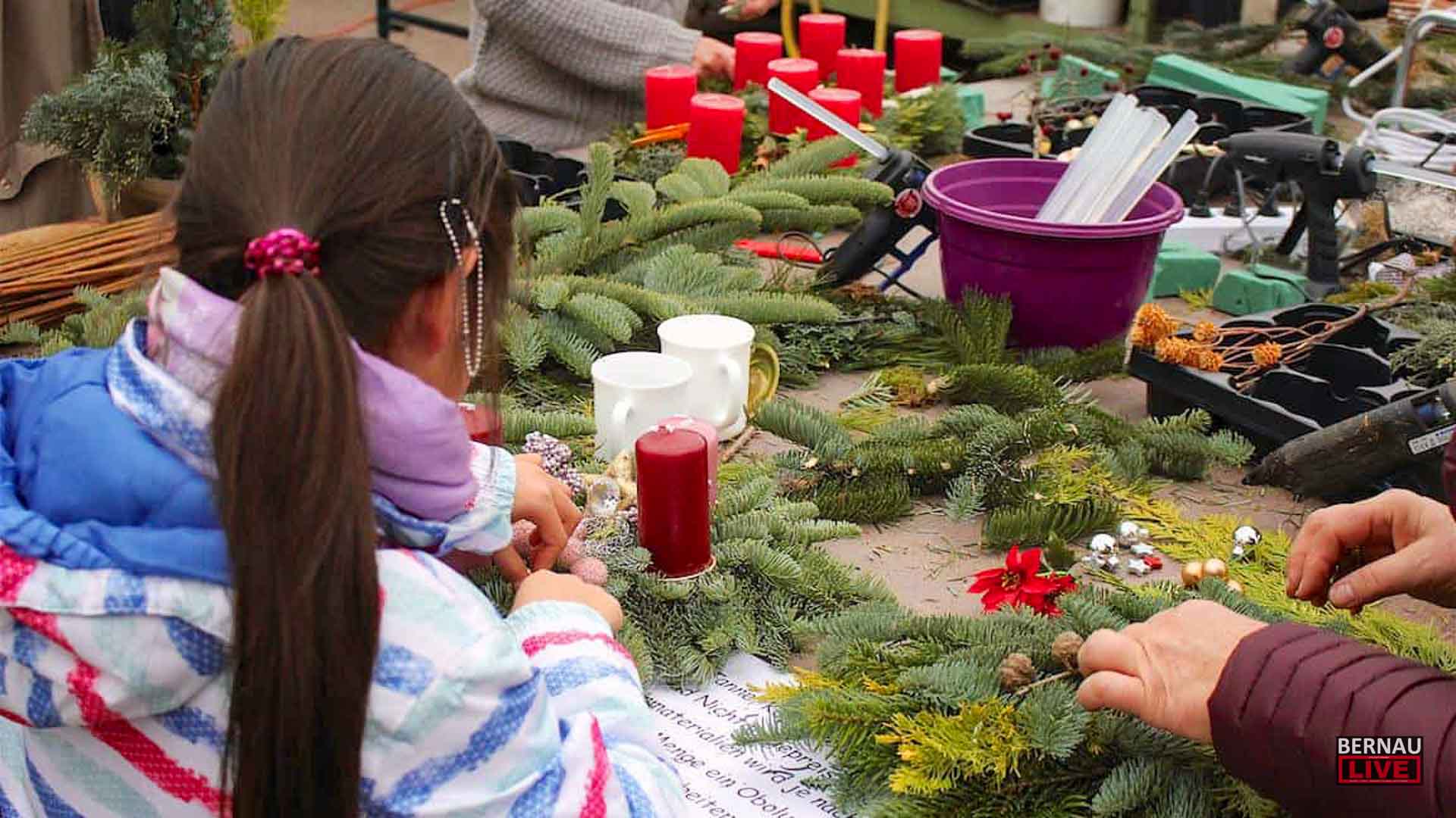 Adventsbasteln in den Hoffnungstaler Werkstätten in Biesenthal
