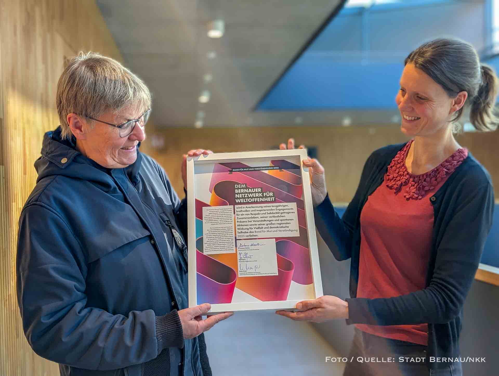 Bernauer Netzwerk für Weltoffenheit erhält Auszeichnung für Toleranzarbeit 2 Bernau LIVE - Dein Stadtmagazin für Bernau bei Berlin