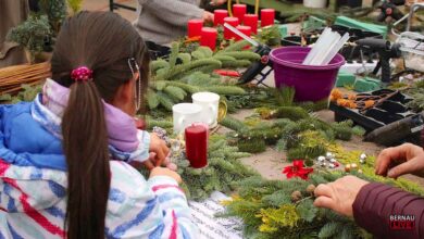 Adventsbasteln in den Hoffnungstaler Werkstätten in Biesenthal
