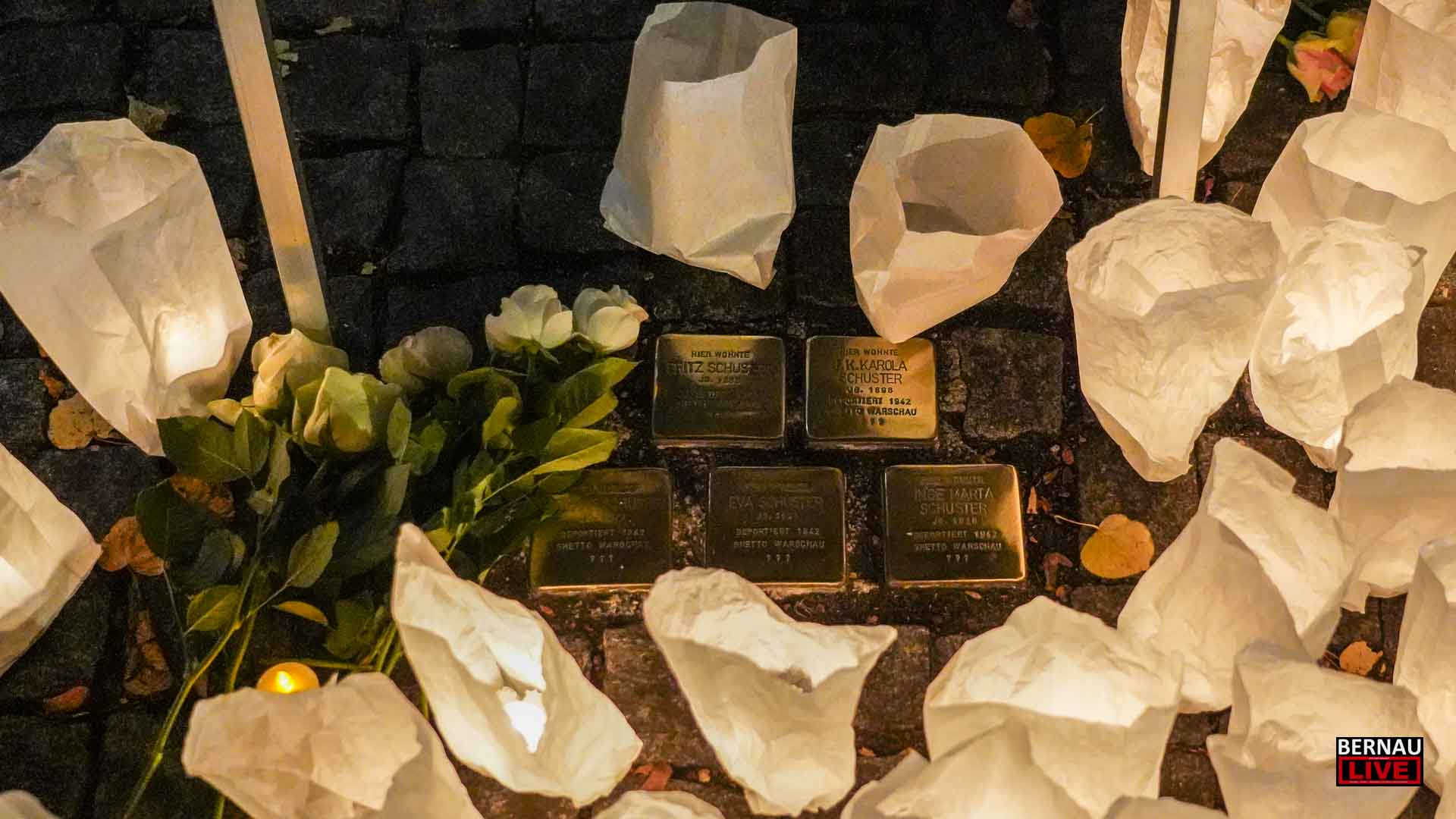 Bernau bei Berlin gedenkt der Opfer der Reichspogromnacht 1938