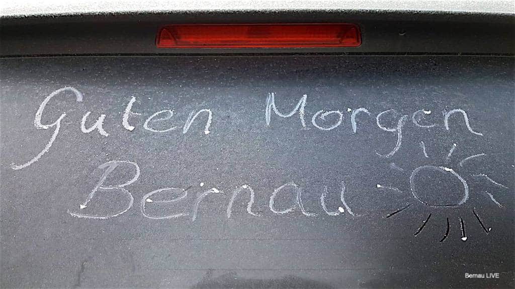 Guten Morgen aus Bernau und allen einen schönen Dienstag