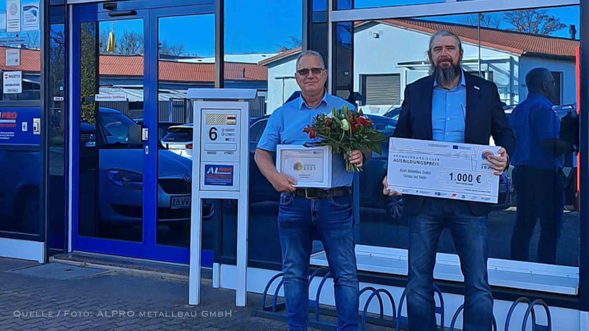 Glückwunsch: Bernauer Unternehmen erhält Brandenburgischen Ausbildungspreis