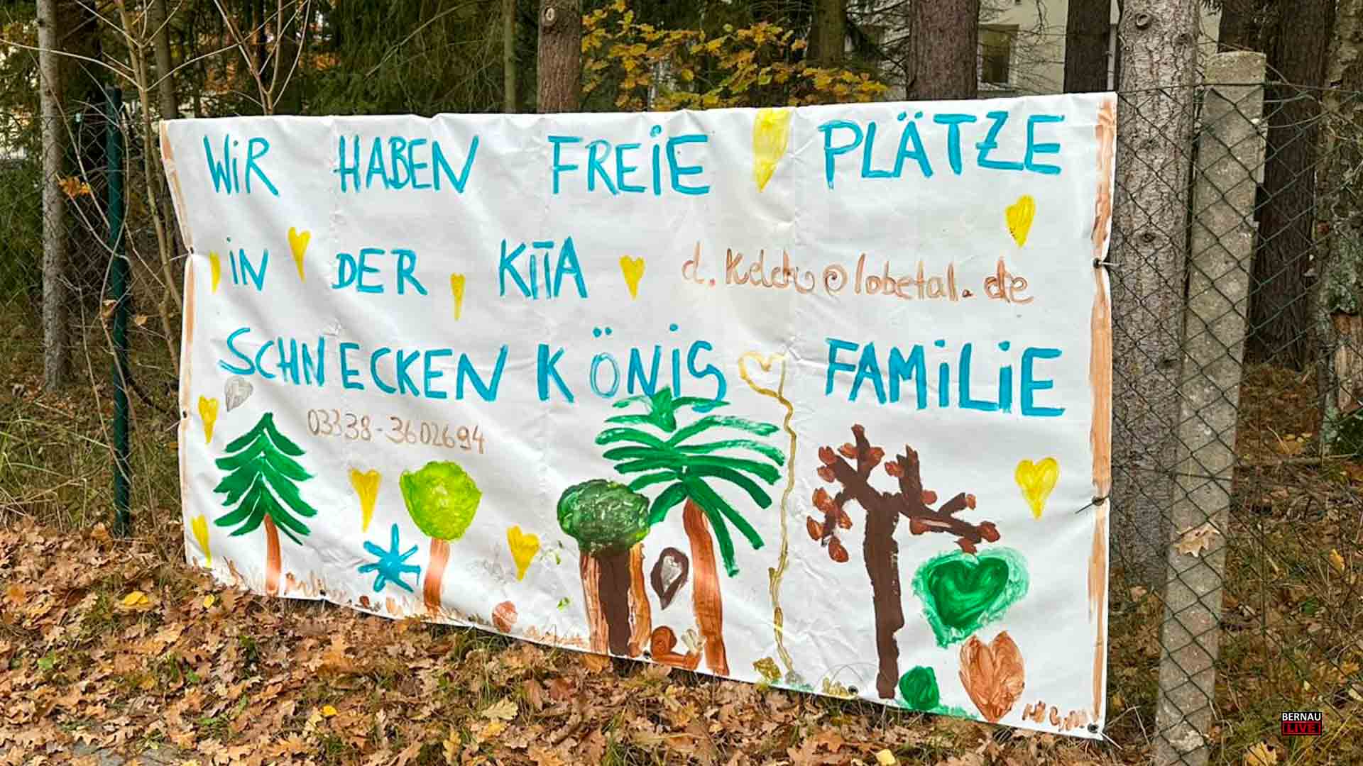 Drohende Schließung der Kita Schneckenkönig in Bernau - Eltern und Träger kämpfen