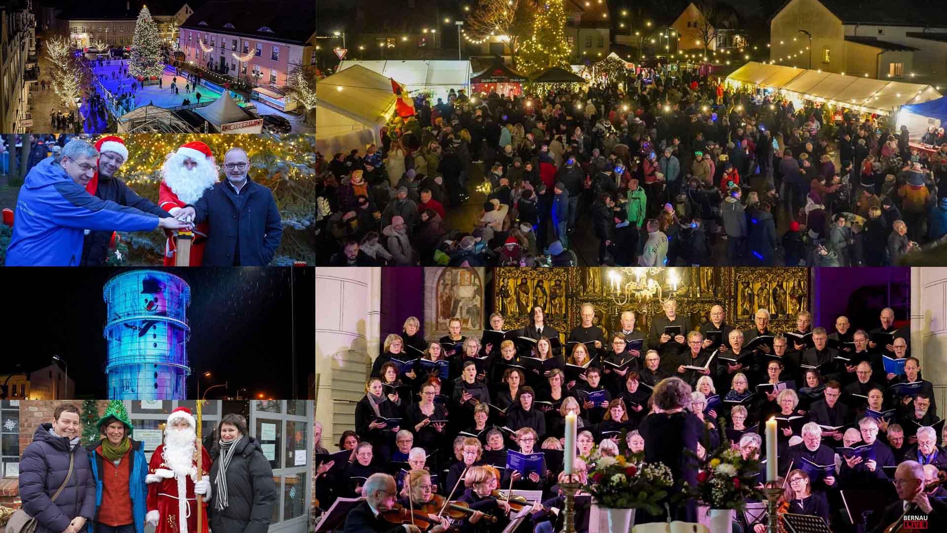 Advents-Wochenende Bernau: Weihnachtsmärkte, Konzerte, Eisbahn und viel Licht