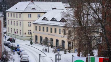 Ein Hauch von Winter und Schnee in unserer Stadt Bernau