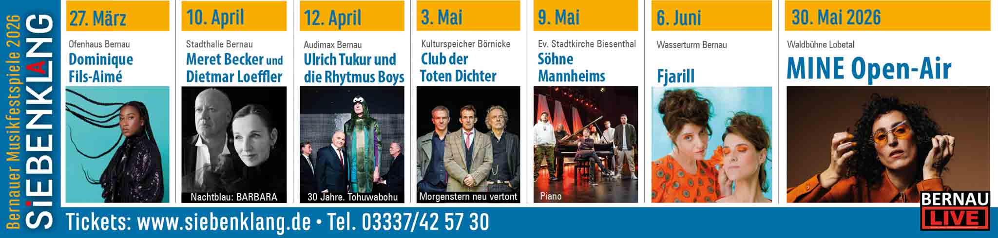 Siebenklang Bernau - Bild kann nicht geladen werden.