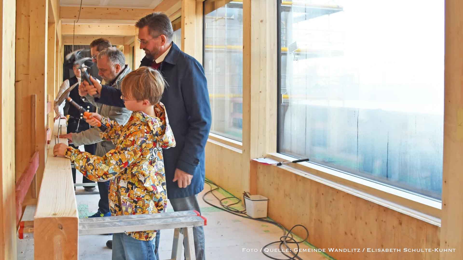Richtfest zum Erweiterungsbau der Grundschule Wandlitz 3 Bernau LIVE - Dein Stadtmagazin für Bernau bei Berlin
