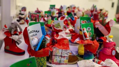 Bernauer Innenstadt im Nikolaus-Fieber: Etwa 1.000 gefüllte Kinderstiefel warten