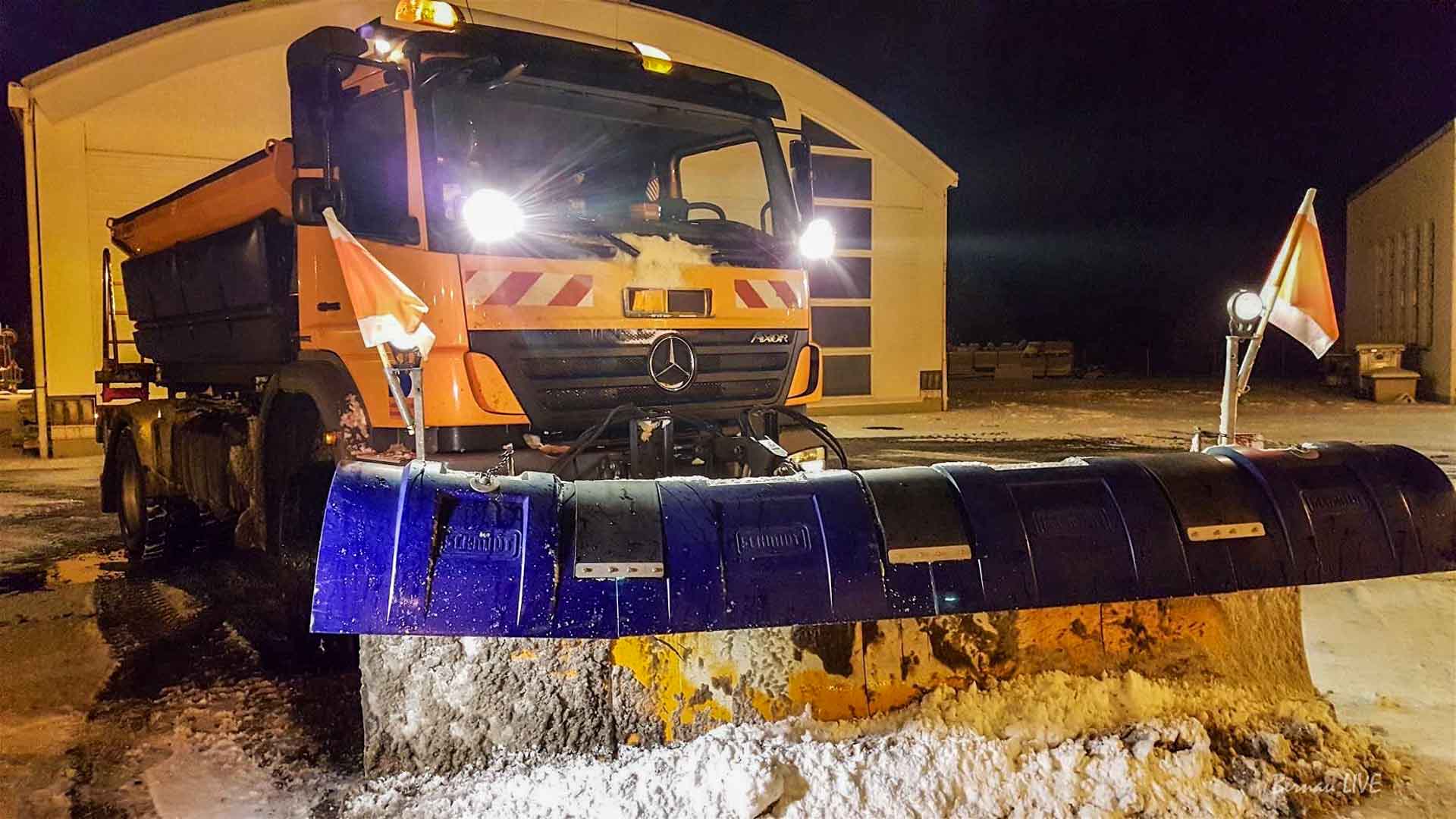 Wintereinbruch in Brandenburg: Landesbetrieb rüstet sich für "Schneesturm" 15 Bernau LIVE