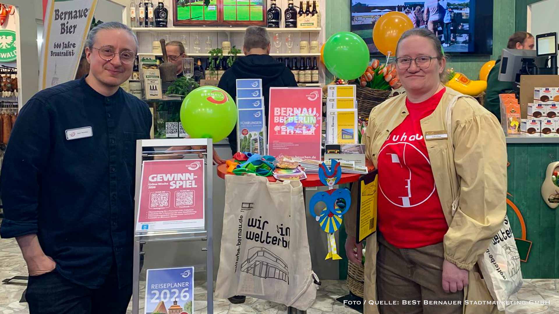 Botschafter für Bernau: Gelungener Messeauftritt auf der Grünen Woche 1 Botschafter für Bernau: Gelungener Messeauftritt auf der Grünen Woche