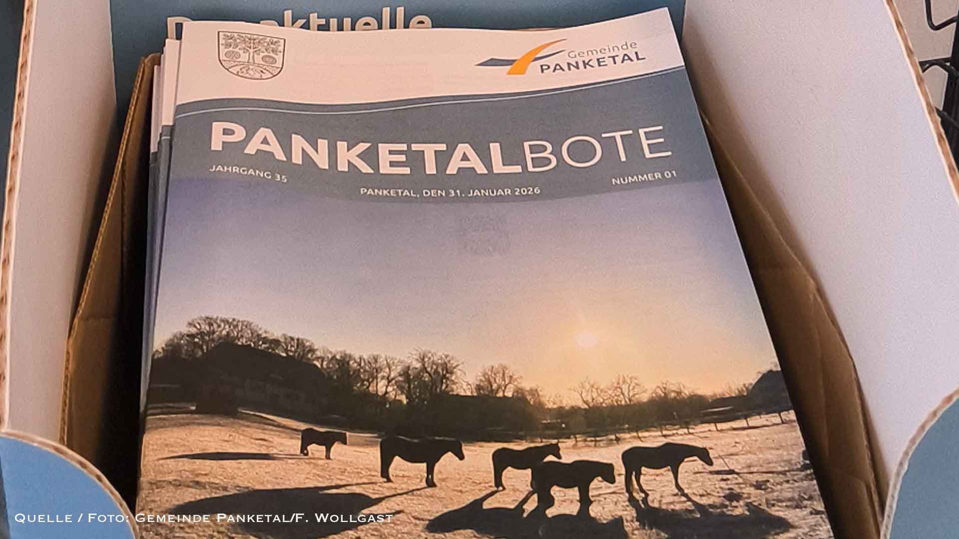 Aus Panketal: Veränderte Bereitstellung des Panketal Boten 2 Aus Panketal: Veränderte Bereitstellung des Panketal Boten
