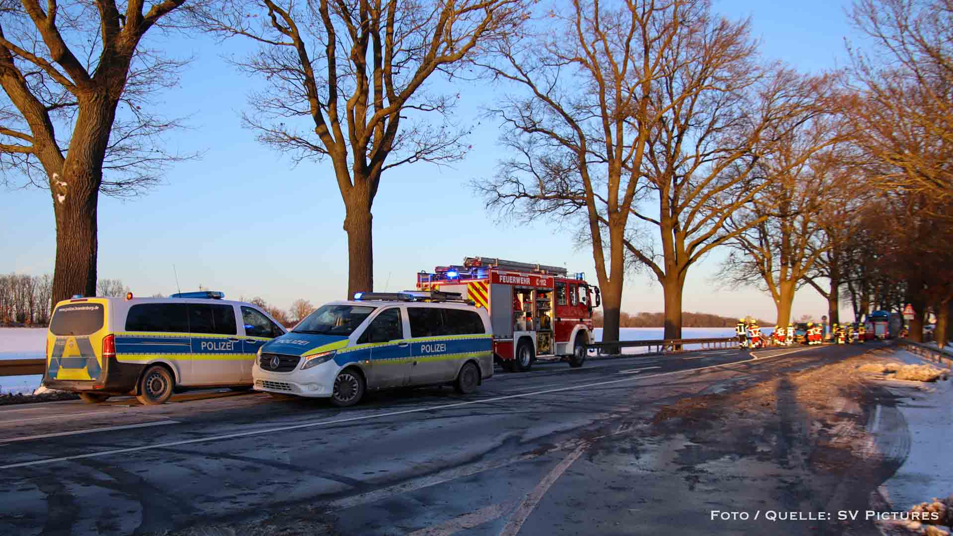 Schwerer Unfall auf der B158: Hubschraubereinsatz in Werneuchen