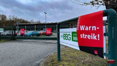 Am Montag: ver.di ruft zum Warnstreik im Nahverkehr - so auch bei der BBG