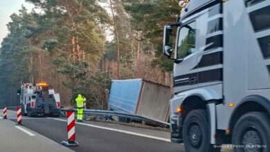 Unfall auf der A11 und die Polizei Bernau sucht Zeugen zum Bogensee-Brand
