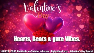 Hearts, Beats & BigFeelings: Der Valentinstag in der Bernauer Stadthalle