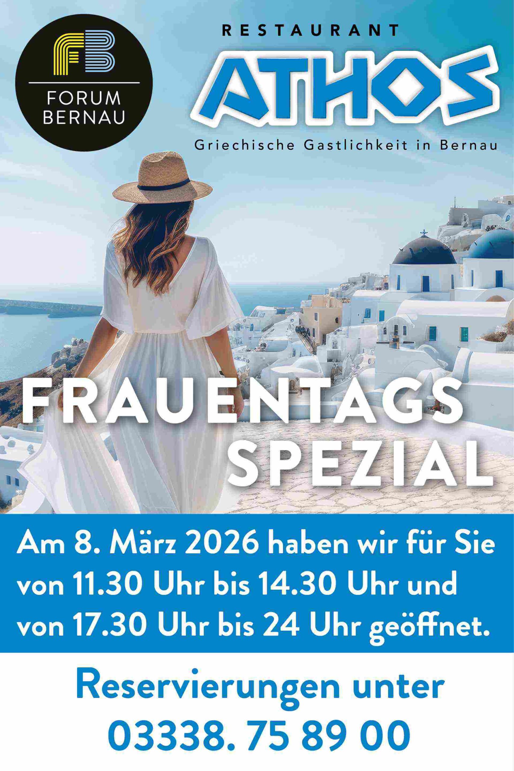 Herzlich willkommen im Athos Bernau