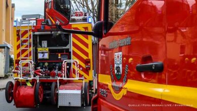 Wohnungsbrand in der Berliner Straße in Bernau