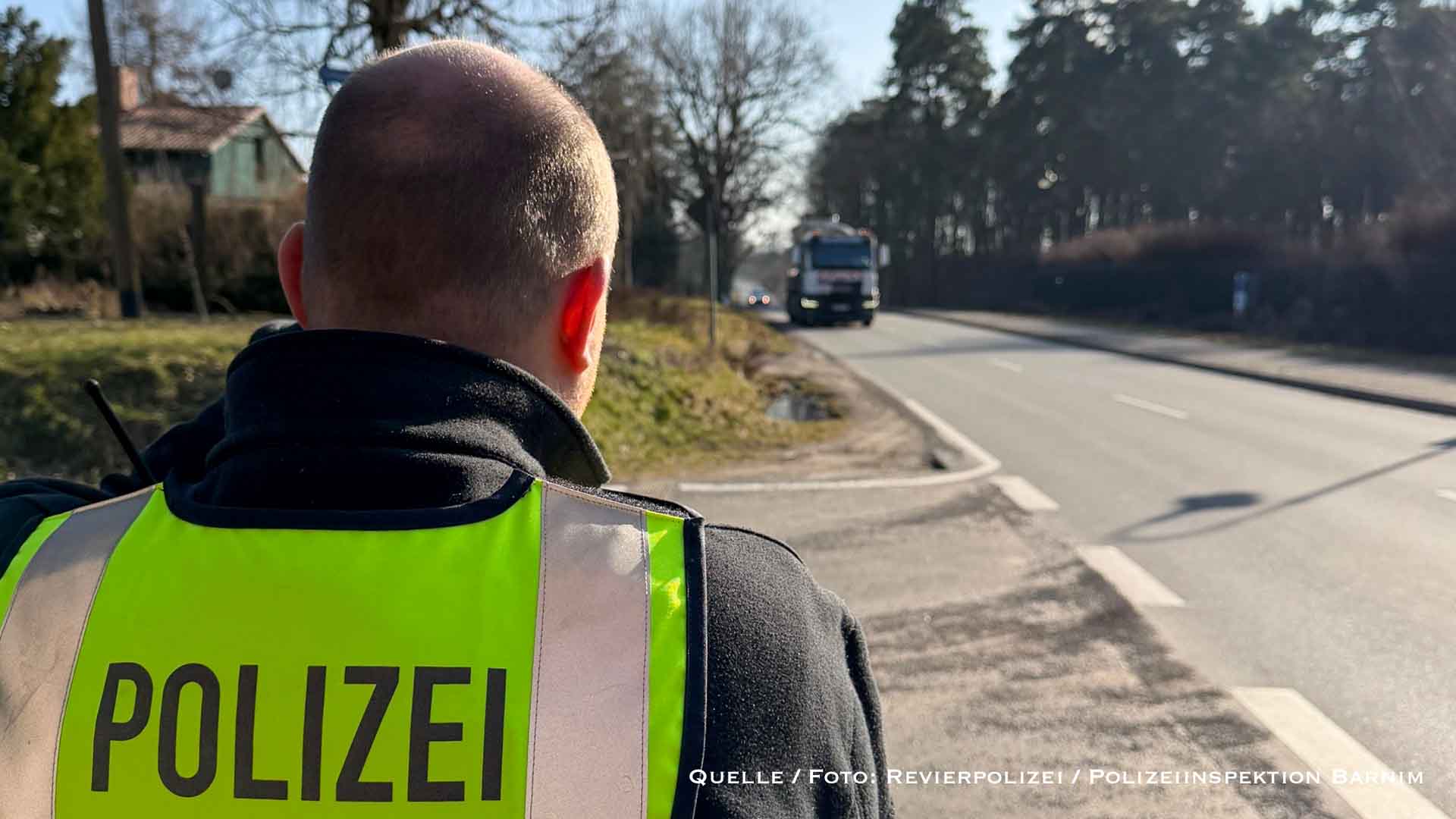 Nach Bürgerhinweisen: Verkehrskontrollen in Ahrensfelde, Blumberg - Elisenau