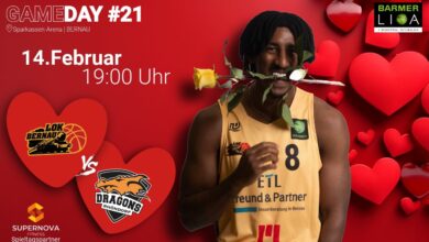 LOK Bernau bittet die Dragons Rhöndorf zur Valentins-Revanche