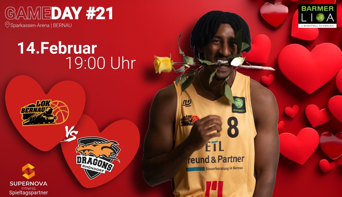 LOK Bernau bittet die Dragons Rhöndorf zur Valentins-Revanche