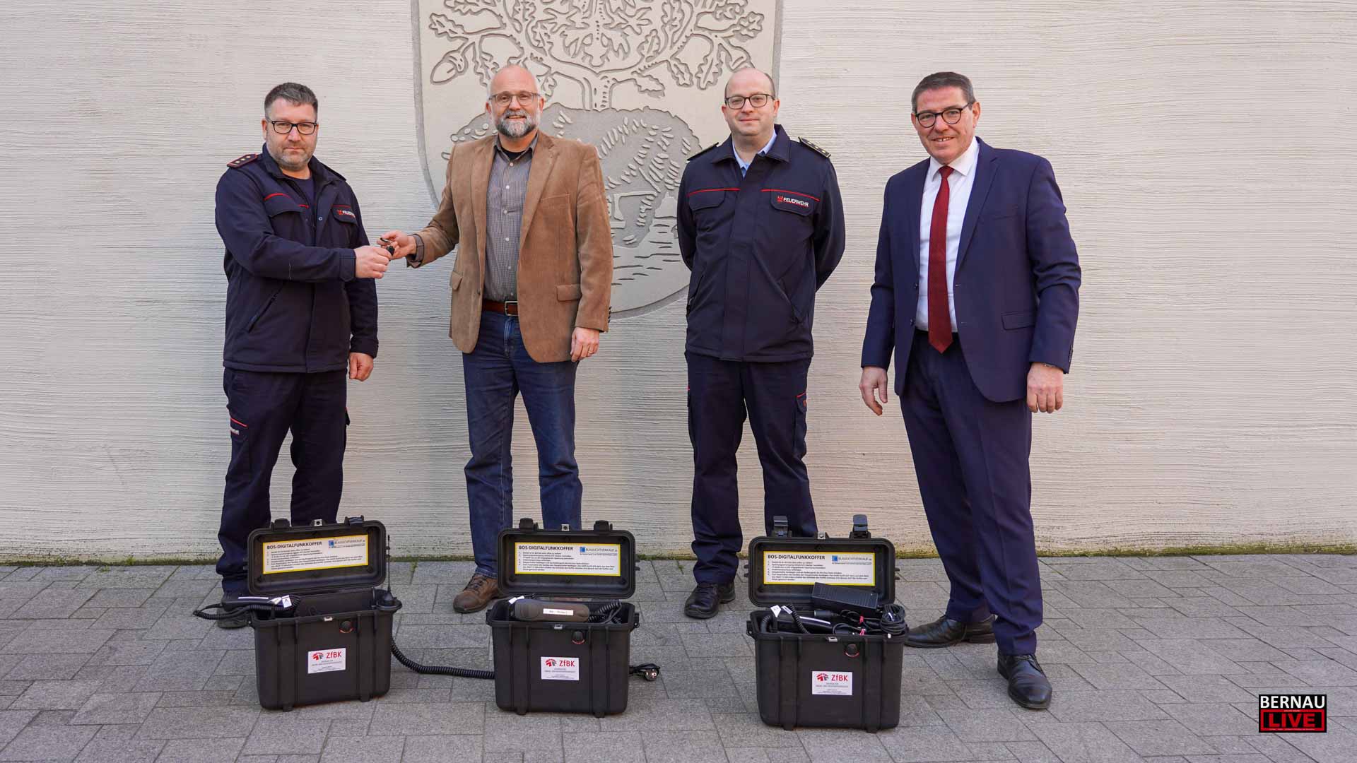 Ausbau Katastrophenschutz: Bernau erhält drei mobile Funkstationen
