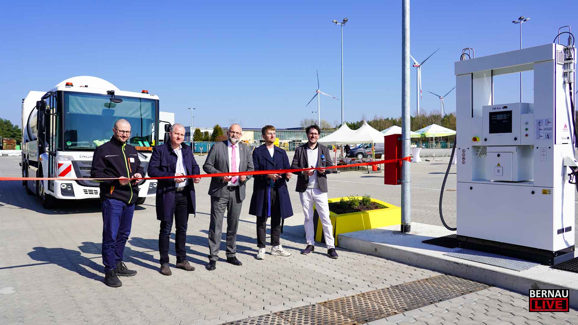 Wasserstoff-Zentrum in Bernau: Kreiswerke Barnim eröffnen neue Logistikfläche