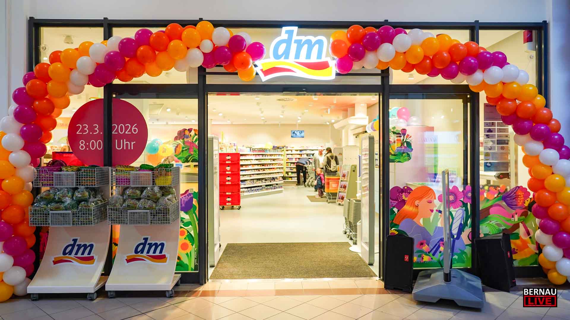 Drogeriemarkt dm feierlich im Forum Bernau eröffnet 1 Drogeriemarkt dm feierlich im Forum Bernau eröffnet