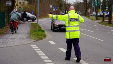 Bernau: Polizei kontrolliert Schulweg an Gefahrenschwerpunkt