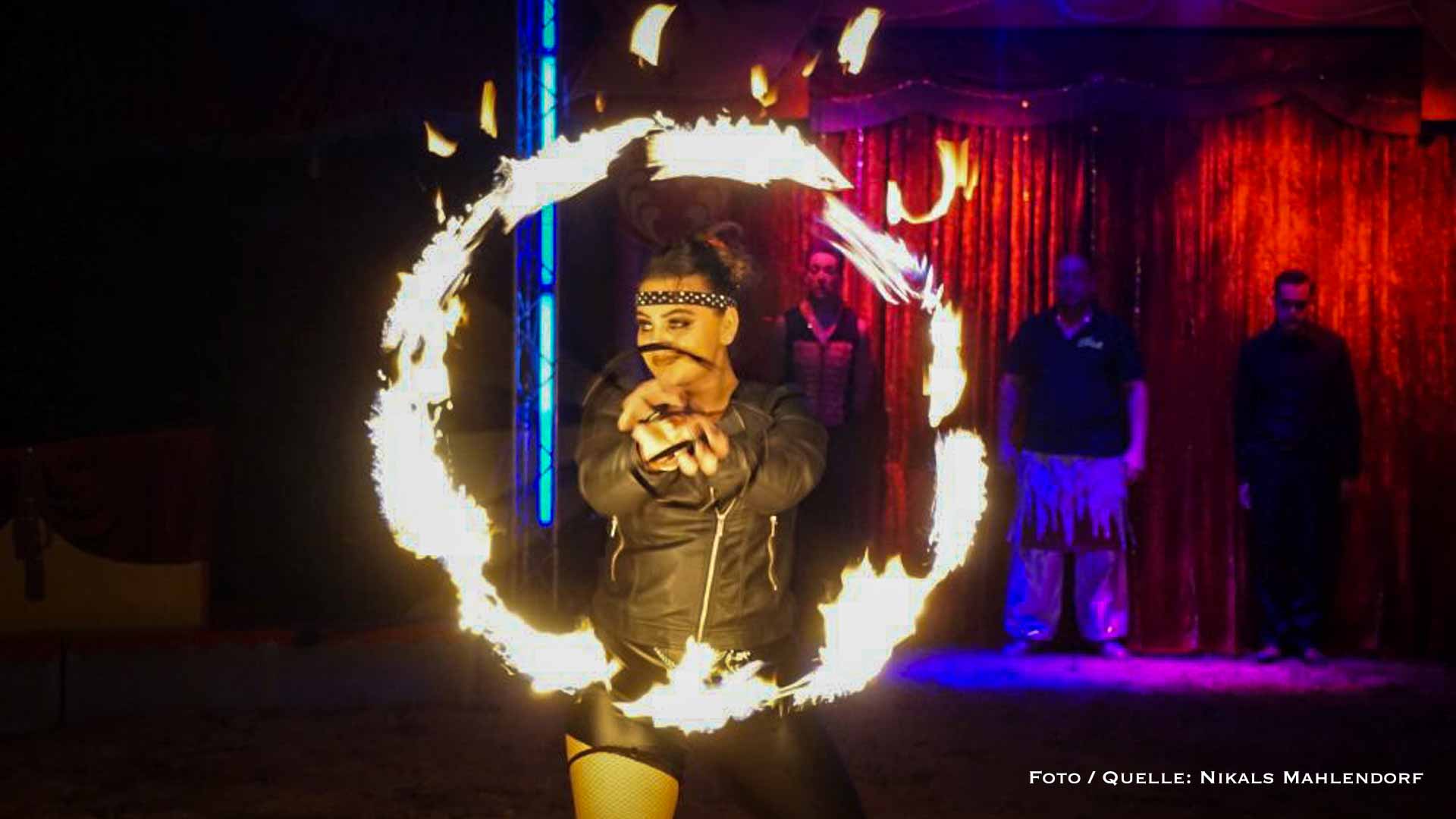 Manege frei in Bernau: Der Circus Samadhi schlägt seine Zelte auf