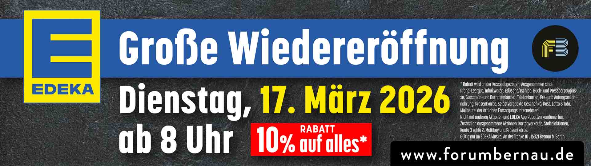 Willkommen im Forum Bernau