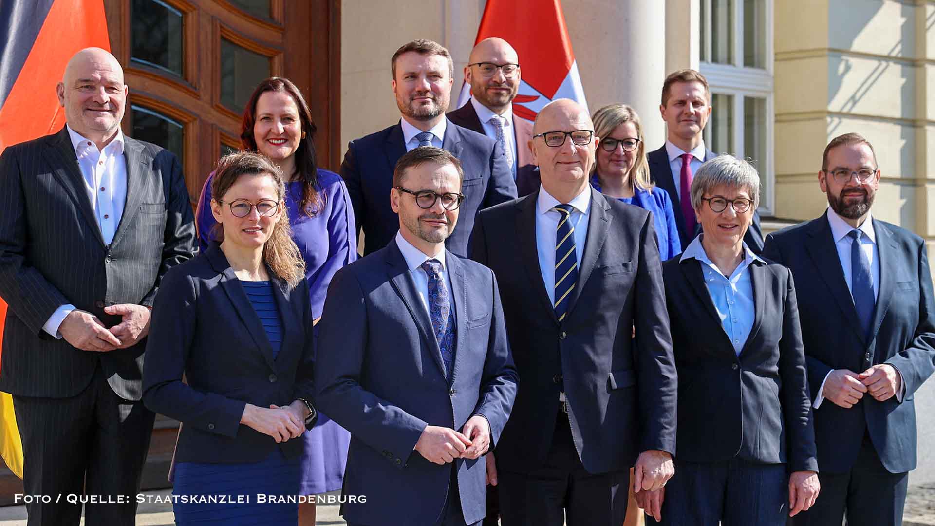 Brandenburgs neue Landesregierung nimmt Arbeit auf