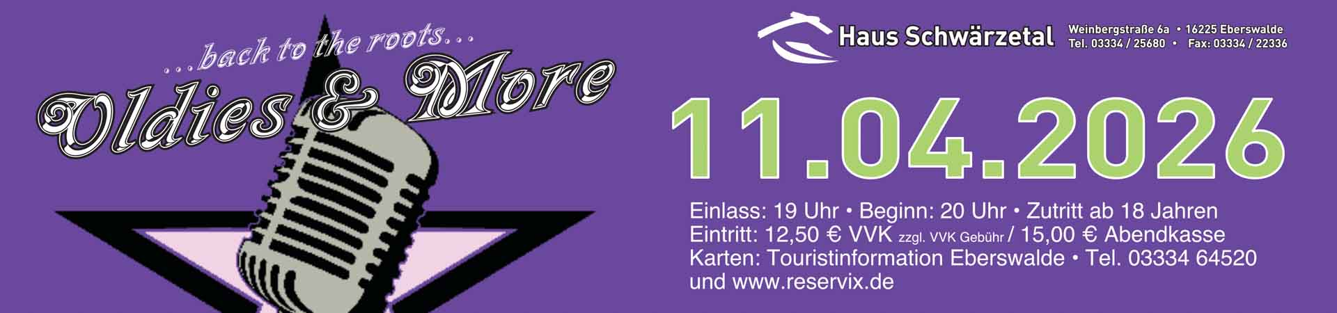 Oldies an More in Eberswalde - Bild kann nicht geladen werden.