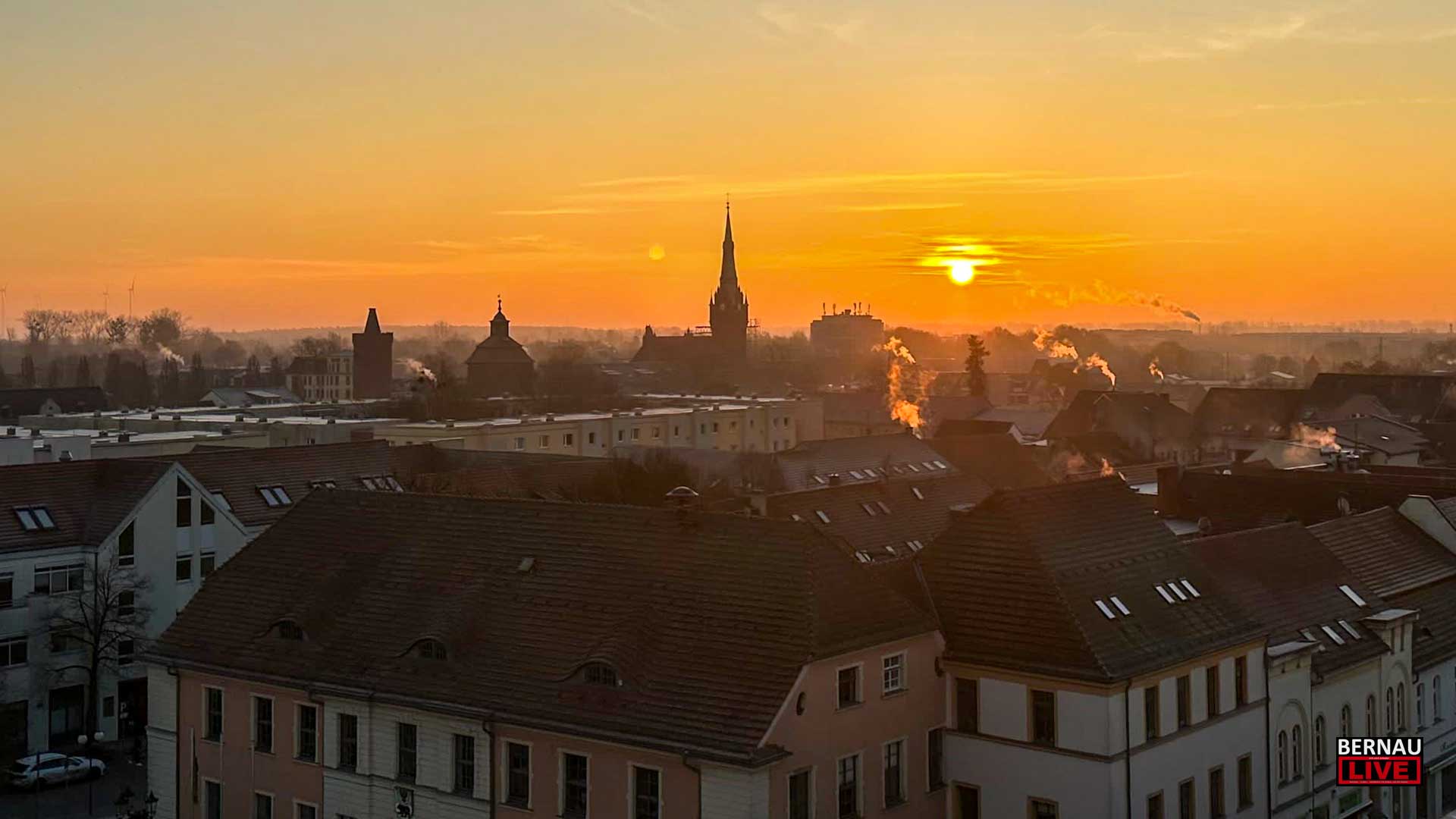 Guten Morgen aus Bernau, so kurz vorm Wochenende