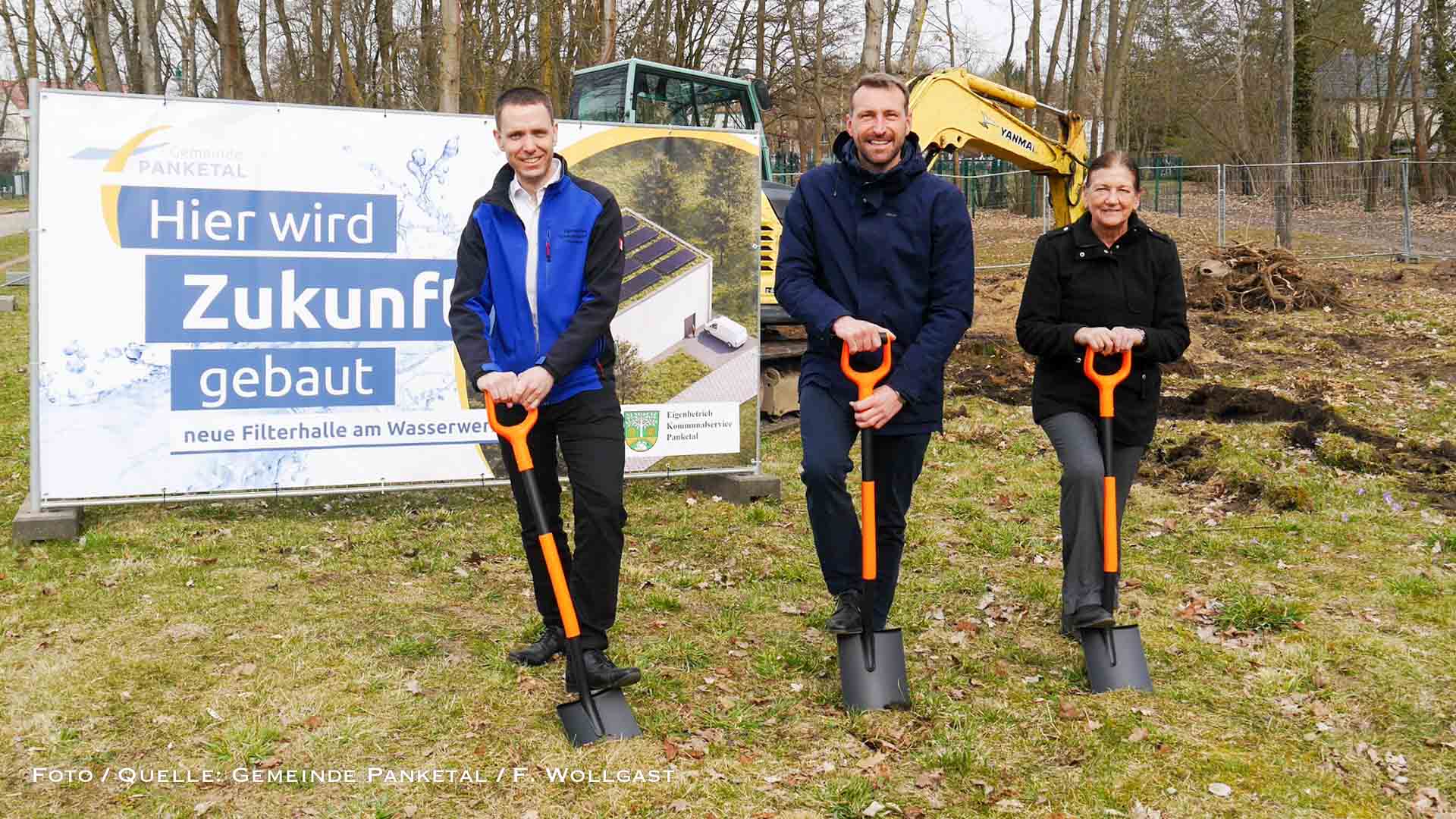 Zukunftssichere Wasserversorgung: Ausbau des Wasserwerks Zepernick gestartet 1 Zukunftssichere Wasserversorgung: Ausbau des Wasserwerks Zepernick gestartet
