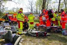 Erfolgreiche Großübung im Panketal: 89 Einsatzkräfte probten den Ernstfall
