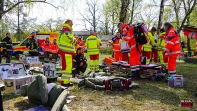 Erfolgreiche Großübung im Panketal: 89 Einsatzkräfte probten den Ernstfall