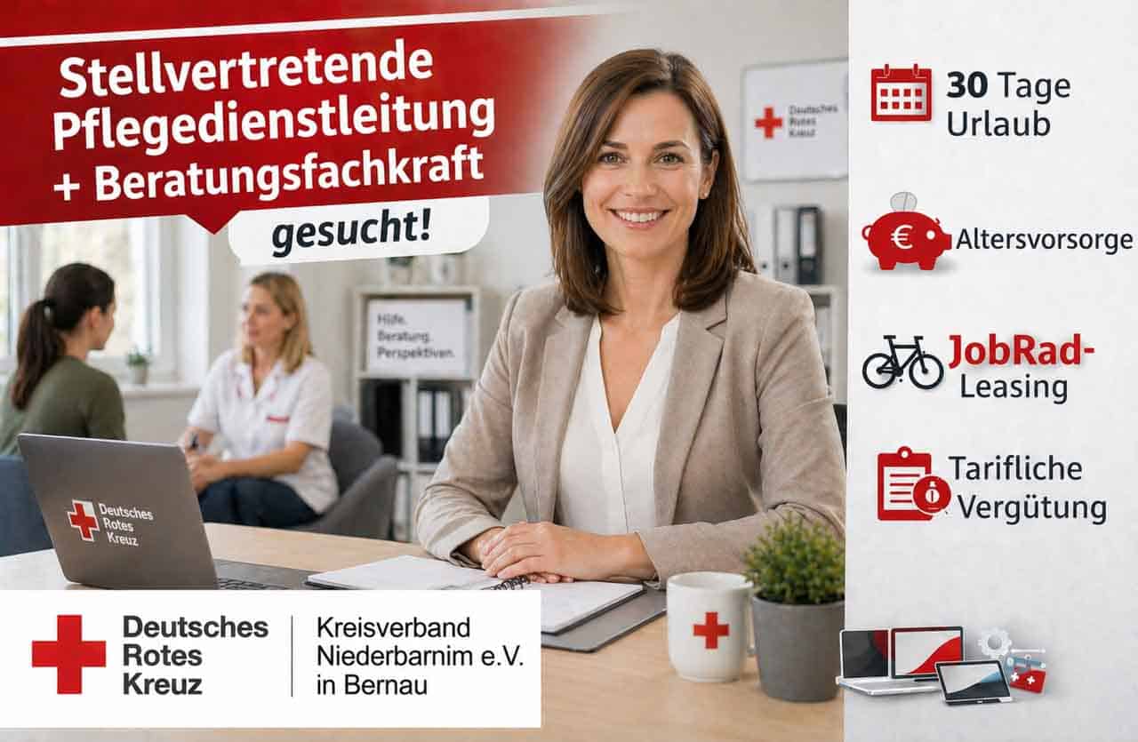 Bernau: Stellvertretende Pflegedienstleitung & Beratungsfachkraft (m/w/d)