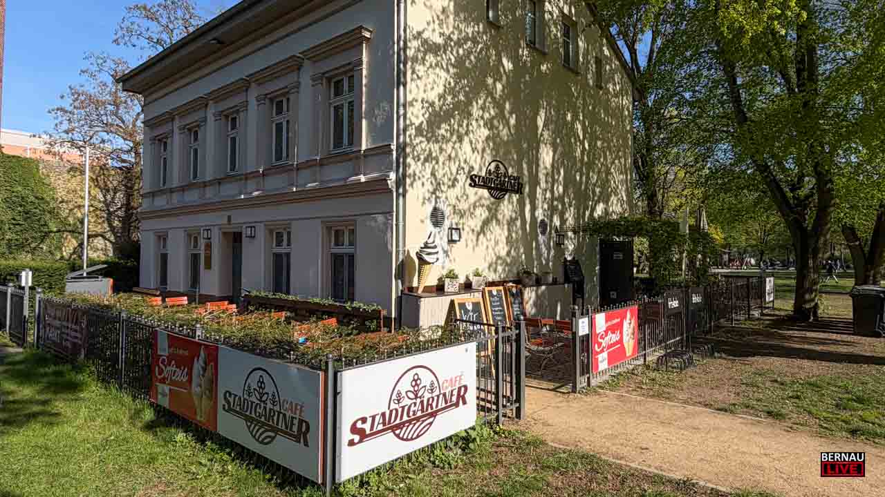 Stadtpark Bernau: Das „Café Stadtgärtner“ startet in die neue Saison
