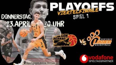Bühne frei fürs Viertelfinale: LOK Bernau bittet am Donnerstag zum Löwen-Duell