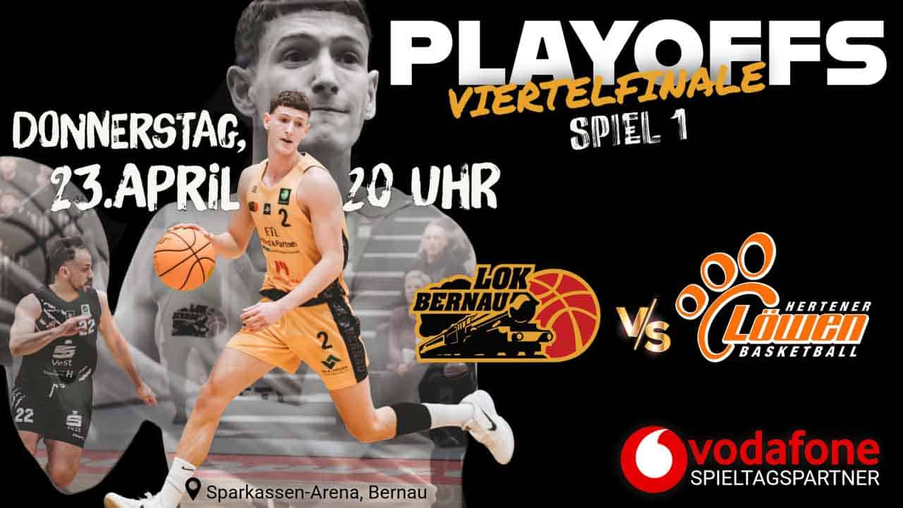 Bühne frei fürs Viertelfinale: LOK Bernau bittet am Donnerstag zum Löwen-Duell