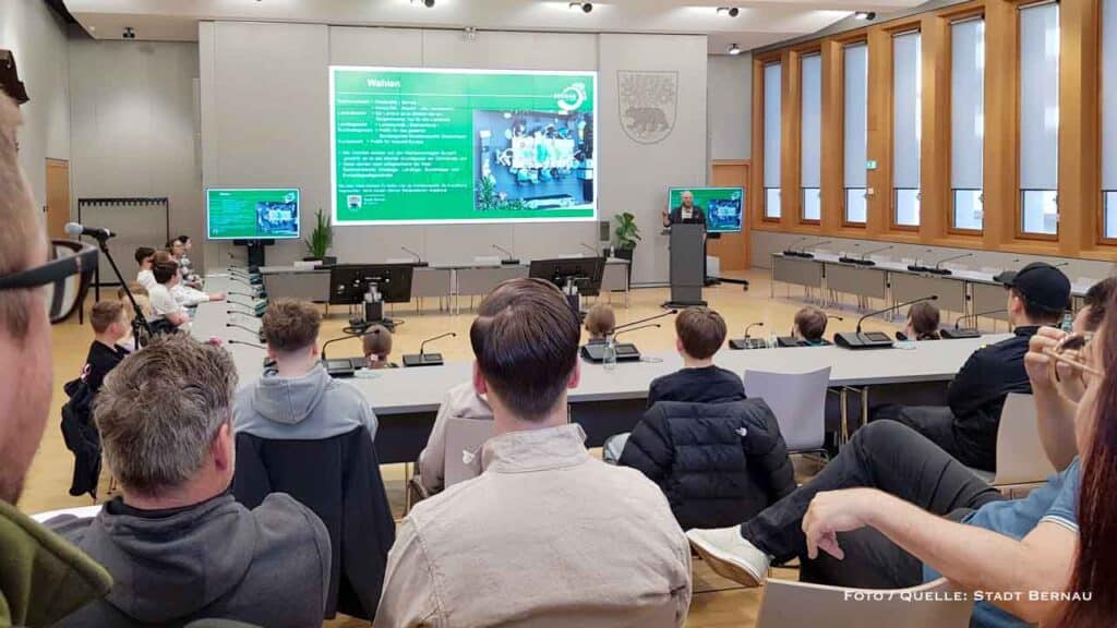 Zukunftstag bei der Stadt Bernau - Ein Beitrag von Jördis, Josephine, David und Ben