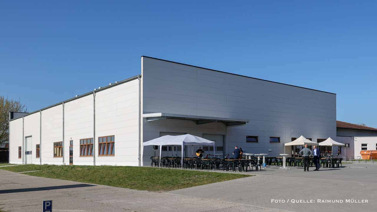 Die "Lobetaler Wäscherei" hat Ihren Standort in Rüdnitz erweitert